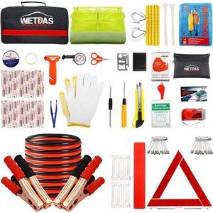 Roadside Emergency Kit for Car, Vehicle Auto Truck Safety Emergency Road Side